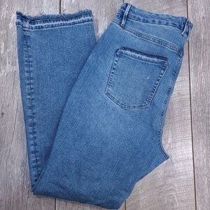 Good American Jeans Womens 16 Classic Bootcut Blue Denim High Rise Pants